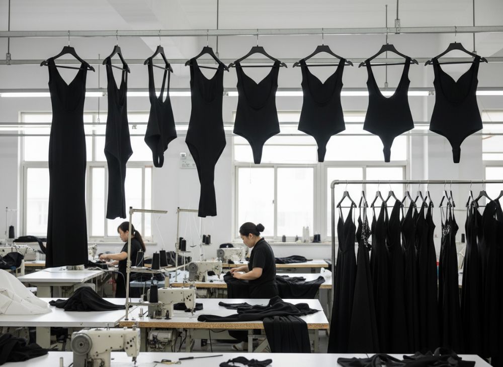Fabricante Prendas Modeladoras Sin Espalda Negras Chile OEM