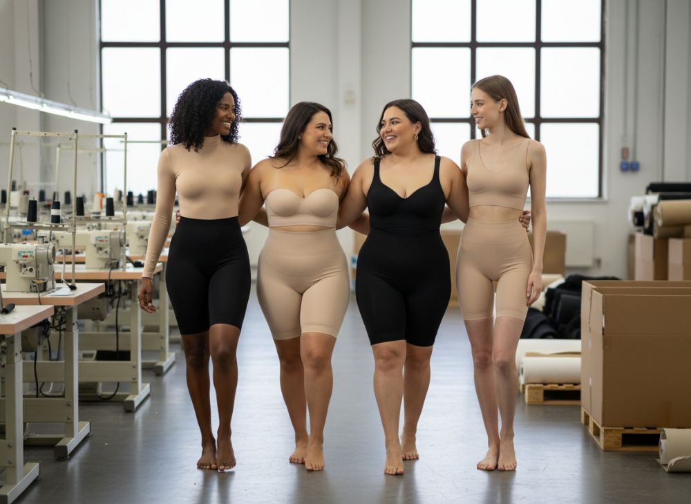 Fabricante Bodysuits Modeladores: Producción Mayorista