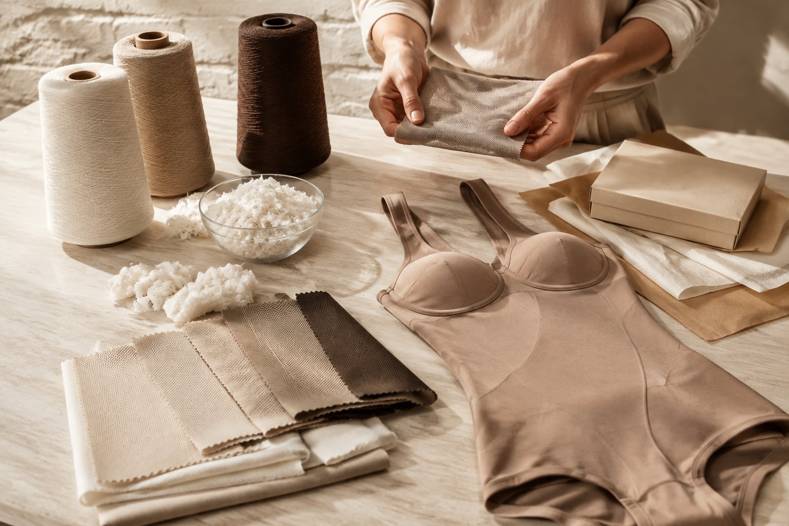 Fabricación sostenible de fajas: materiales y claims